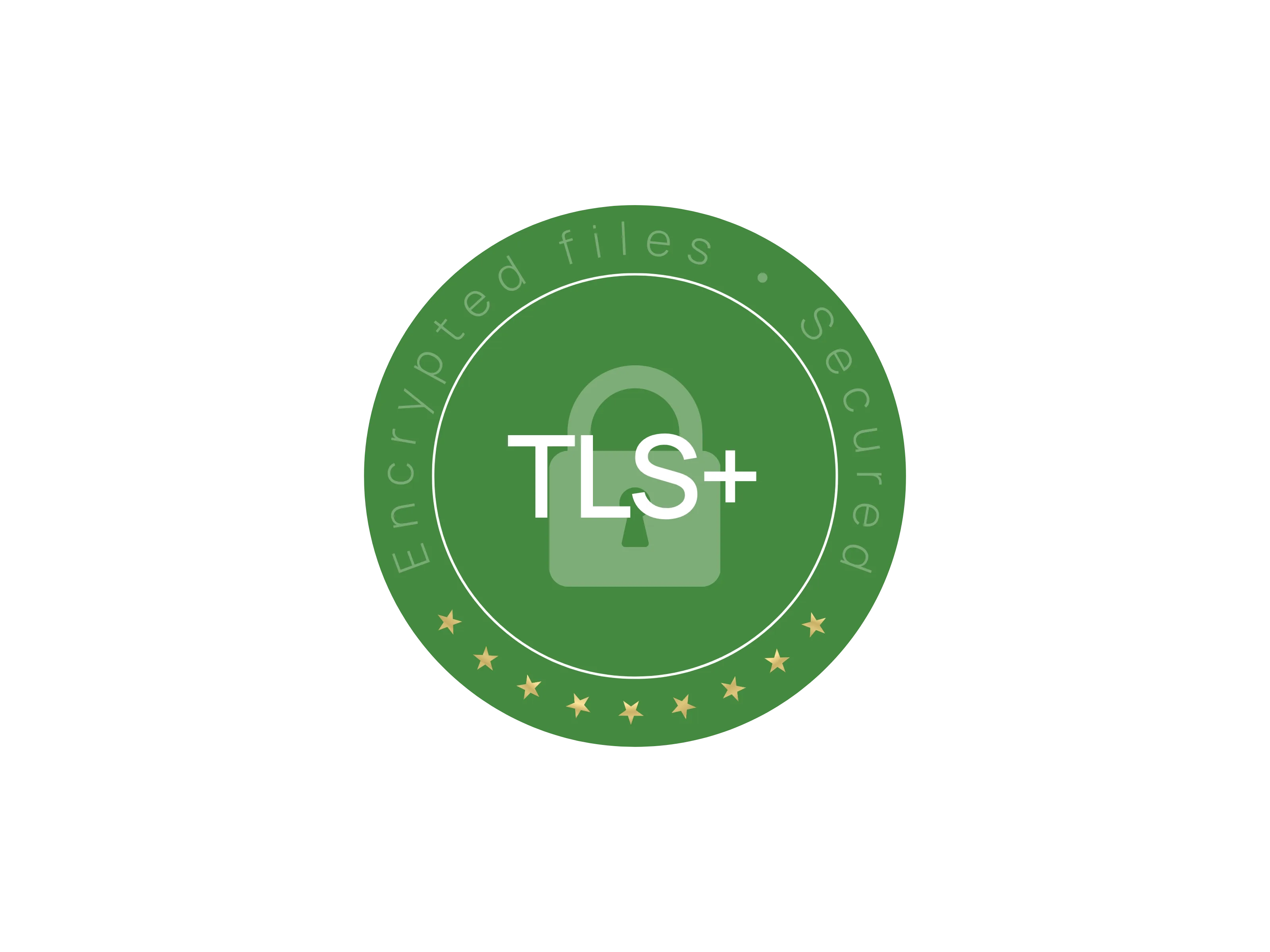 TLS encrypted files badge